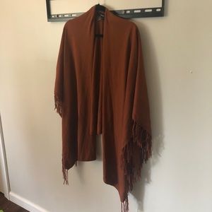 Orange Poncho